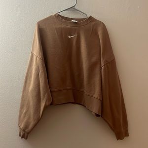 Nike Phoenix oversize sweatshirt brown